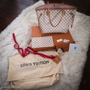 Louis Vuitton Neverfull MM Damier Azur